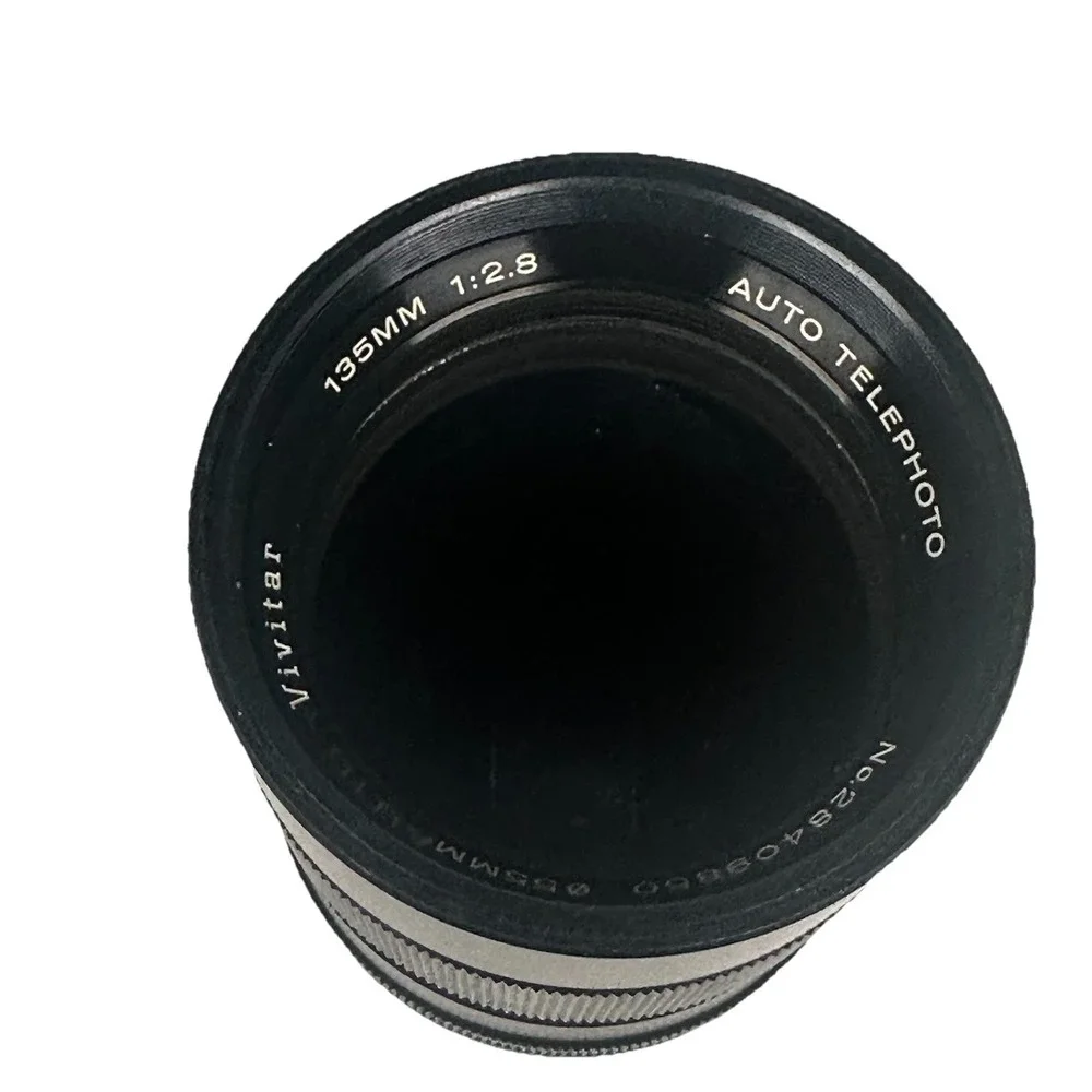 Vintage Vivitar 135mm f/2.8‎ Auto Telephoto Lens Minolta, Canon, Nikon…w/case